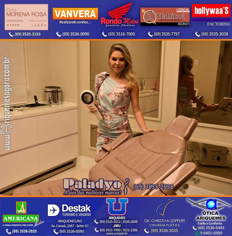 INAUGURA EM ARIQUEMES CLÍNICA DRA. KELLY RIGON PERUTTI – Um novo Conceito em Atendimento Médico Dermatológico
