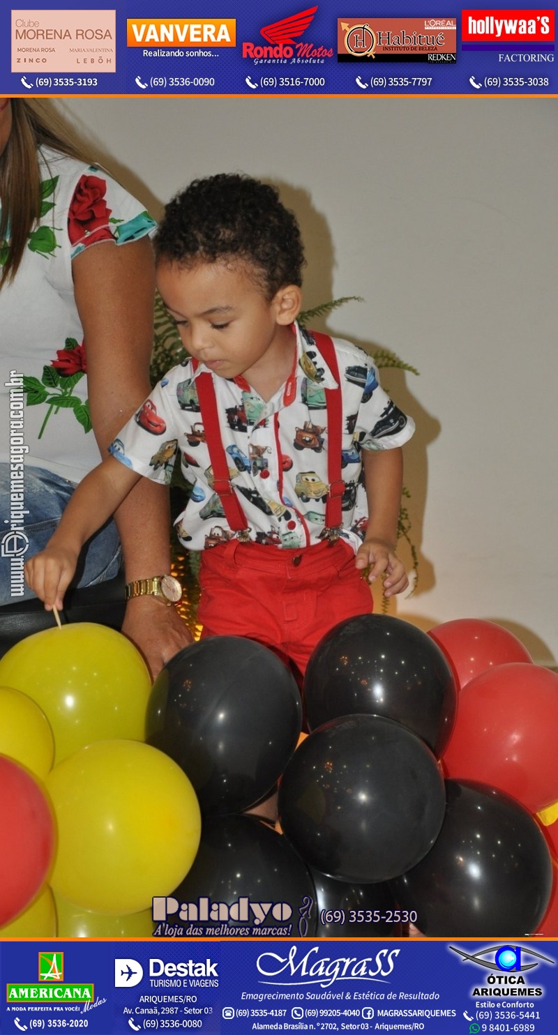 Aniversário 03 anos de Miguel Triches