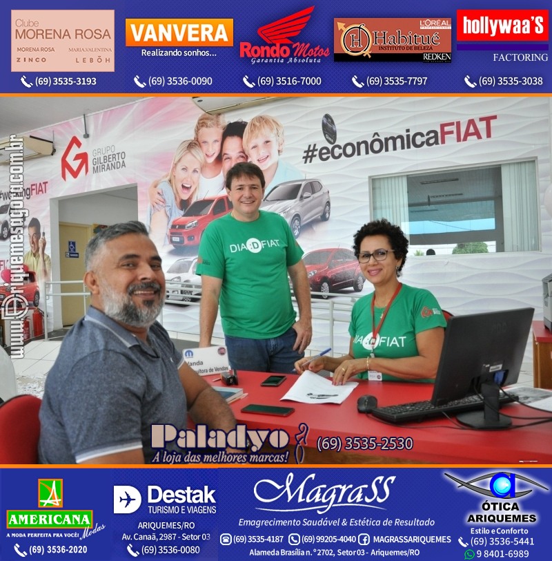 Dia “D” FIAT é para zerar o Estoque na GIMA VEÍCULOS Ariquemes Rondônia