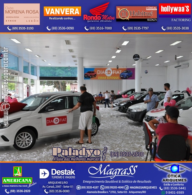 Dia “D” FIAT é para zerar o Estoque na GIMA VEÍCULOS Ariquemes Rondônia