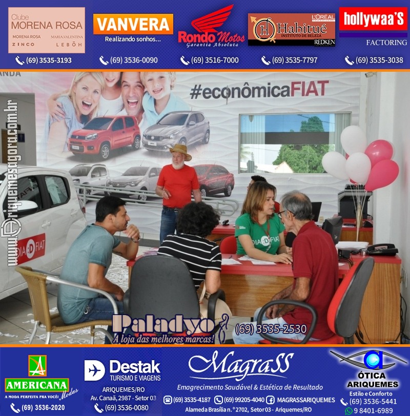 Dia “D” FIAT é para zerar o Estoque na GIMA VEÍCULOS Ariquemes Rondônia