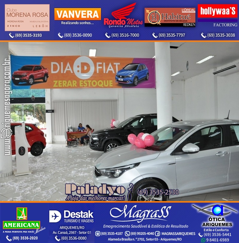 Dia “D” FIAT é para zerar o Estoque na GIMA VEÍCULOS Ariquemes Rondônia