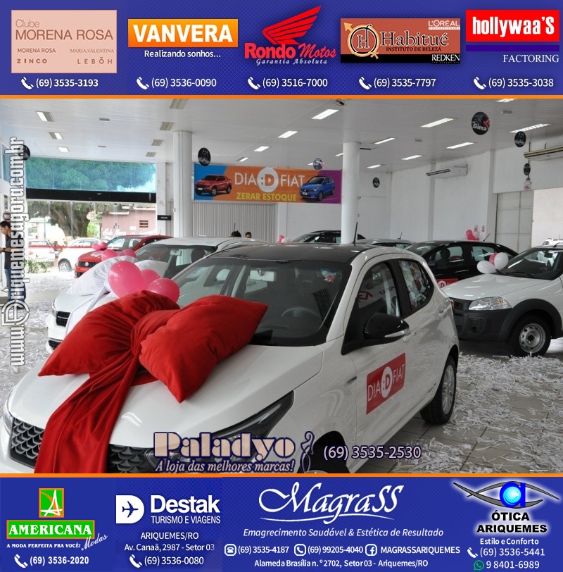 Dia “D” FIAT é para zerar o Estoque na GIMA VEÍCULOS Ariquemes Rondônia
