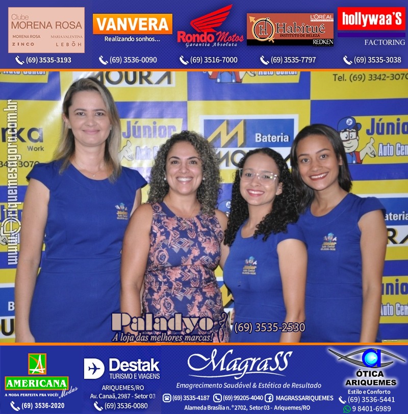 Aniversário oito anos da Júnior Auto Center Peças e Acessórios  na Av. Canaã