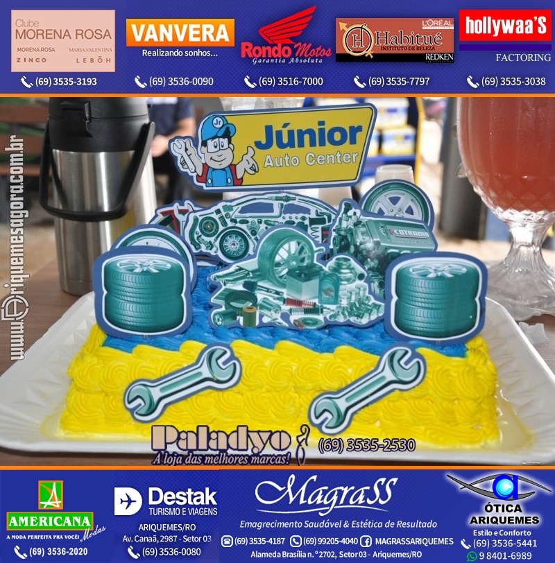 Aniversário oito anos da Júnior Auto Center Peças e Acessórios  na Av. Canaã