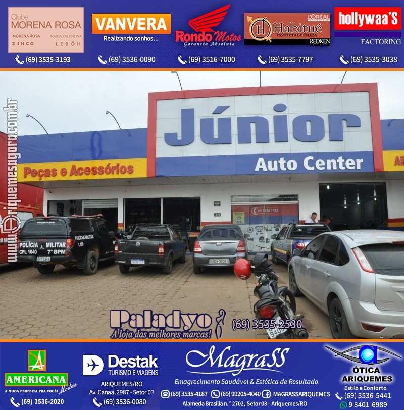 Aniversário oito anos da Júnior Auto Center Peças e Acessórios  na Av. Canaã