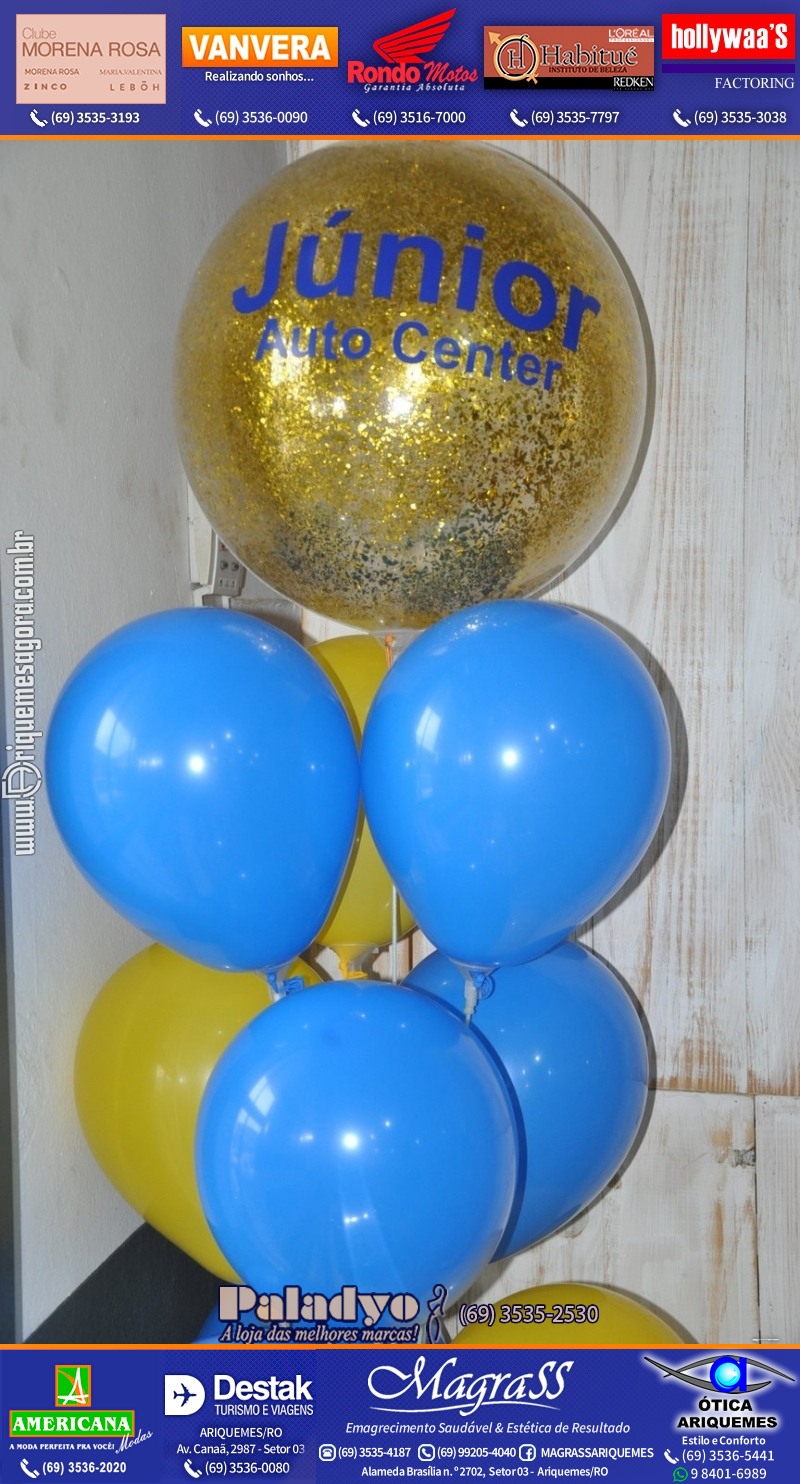 Aniversário oito anos da Júnior Auto Center Peças e Acessórios  na Av. Canaã