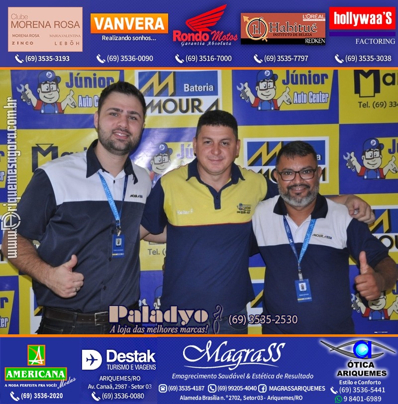 Aniversário oito anos da Júnior Auto Center Peças e Acessórios  na Av. Canaã