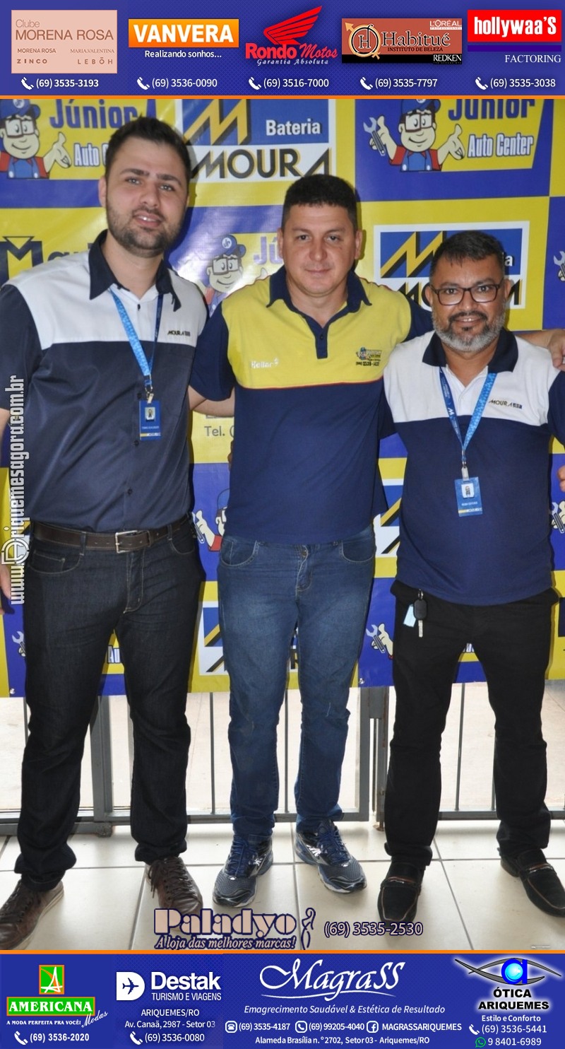Aniversário oito anos da Júnior Auto Center Peças e Acessórios  na Av. Canaã
