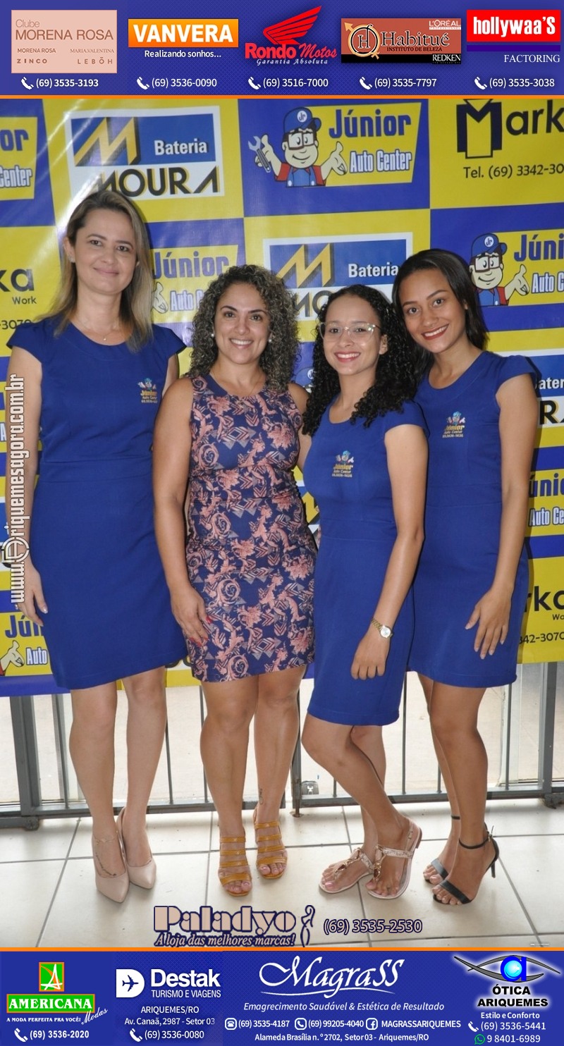 Aniversário oito anos da Júnior Auto Center Peças e Acessórios  na Av. Canaã