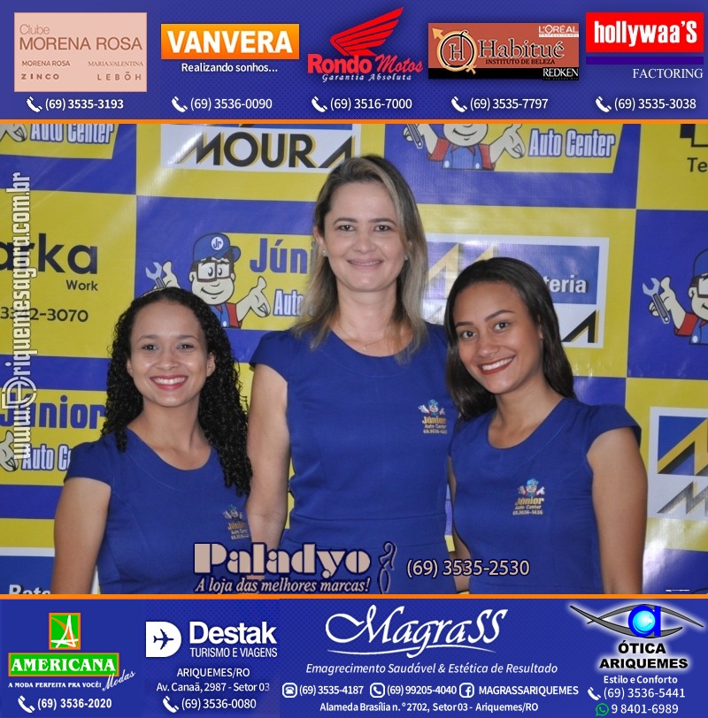 Aniversário oito anos da Júnior Auto Center Peças e Acessórios  na Av. Canaã