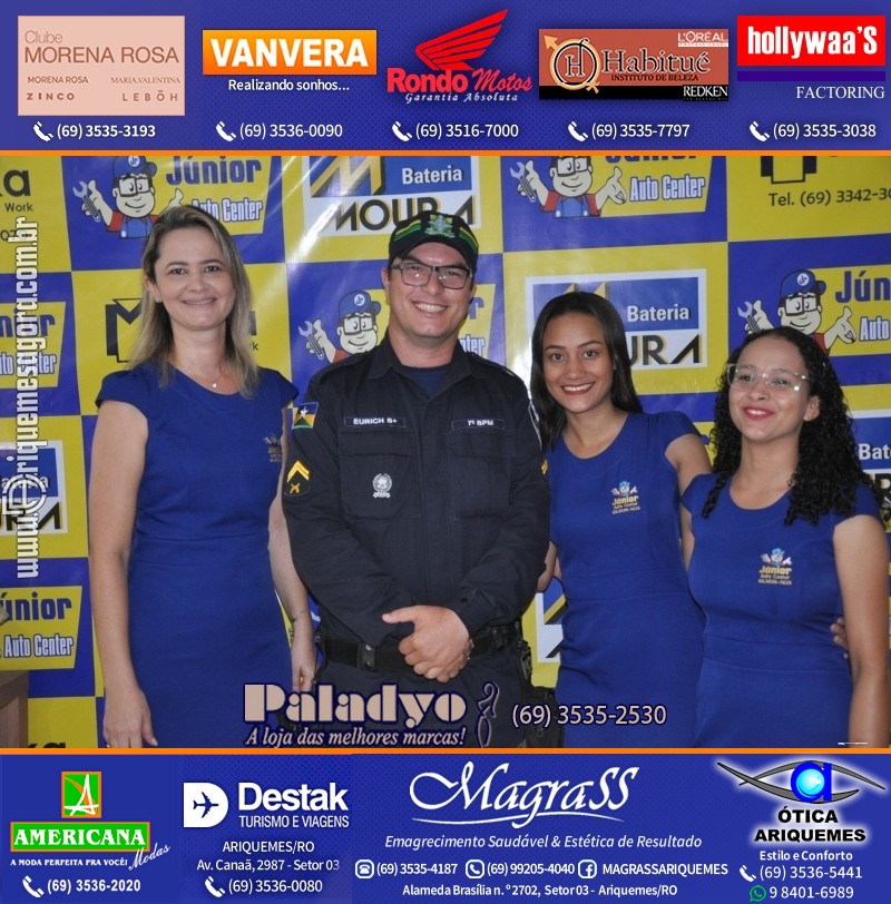 Aniversário oito anos da Júnior Auto Center Peças e Acessórios  na Av. Canaã