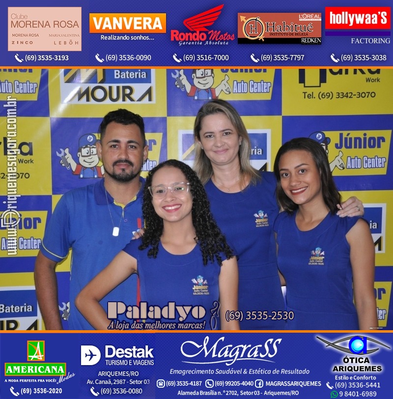 Aniversário oito anos da Júnior Auto Center Peças e Acessórios  na Av. Canaã