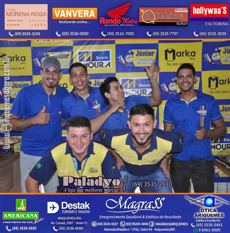 Aniversário oito anos da Júnior Auto Center Peças e Acessórios  na Av. Canaã