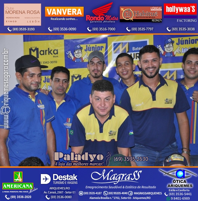 Aniversário oito anos da Júnior Auto Center Peças e Acessórios  na Av. Canaã