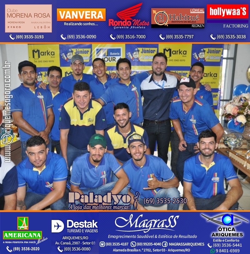Aniversário oito anos da Júnior Auto Center Peças e Acessórios  na Av. Canaã