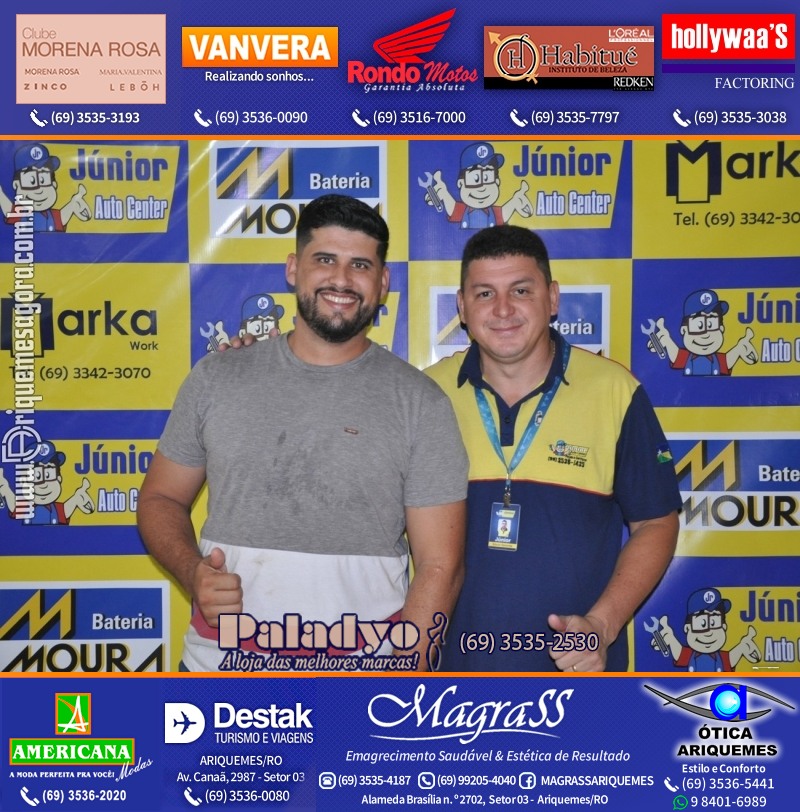 Aniversário oito anos da Júnior Auto Center Peças e Acessórios  na Av. Canaã