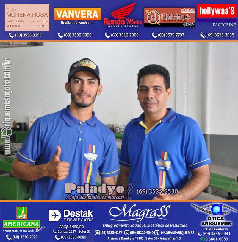 Aniversário oito anos da Júnior Auto Center Peças e Acessórios  na Av. Canaã