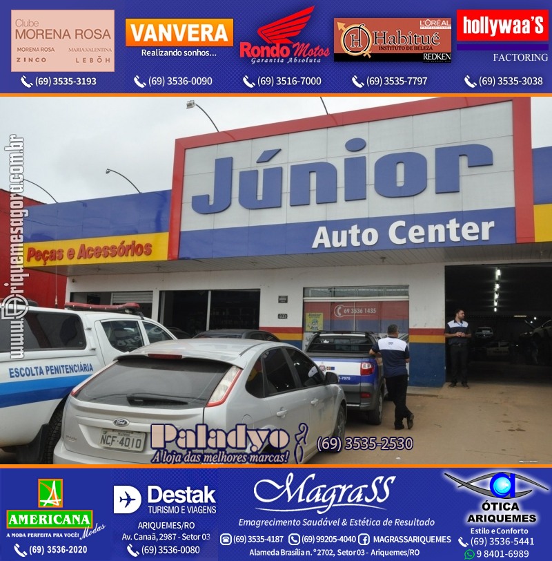 Aniversário oito anos da Júnior Auto Center Peças e Acessórios  na Av. Canaã