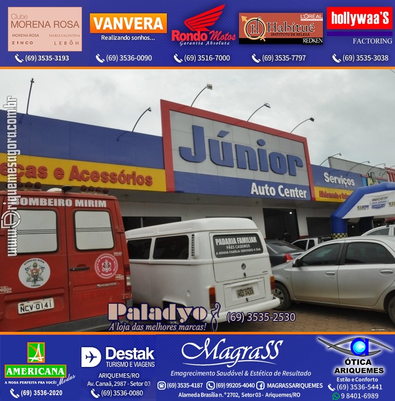 Aniversário oito anos da Júnior Auto Center Peças e Acessórios  na Av. Canaã