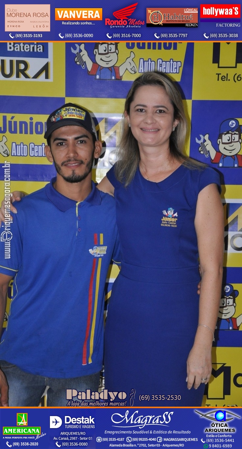 Aniversário oito anos da Júnior Auto Center Peças e Acessórios  na Av. Canaã