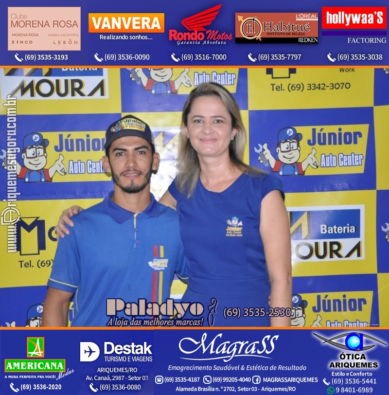 Aniversário oito anos da Júnior Auto Center Peças e Acessórios  na Av. Canaã