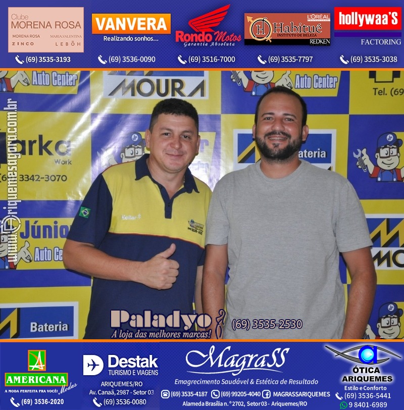 Aniversário oito anos da Júnior Auto Center Peças e Acessórios  na Av. Canaã