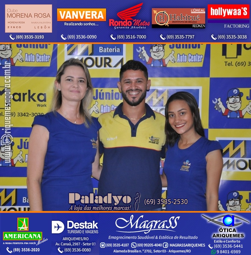 Aniversário oito anos da Júnior Auto Center Peças e Acessórios  na Av. Canaã