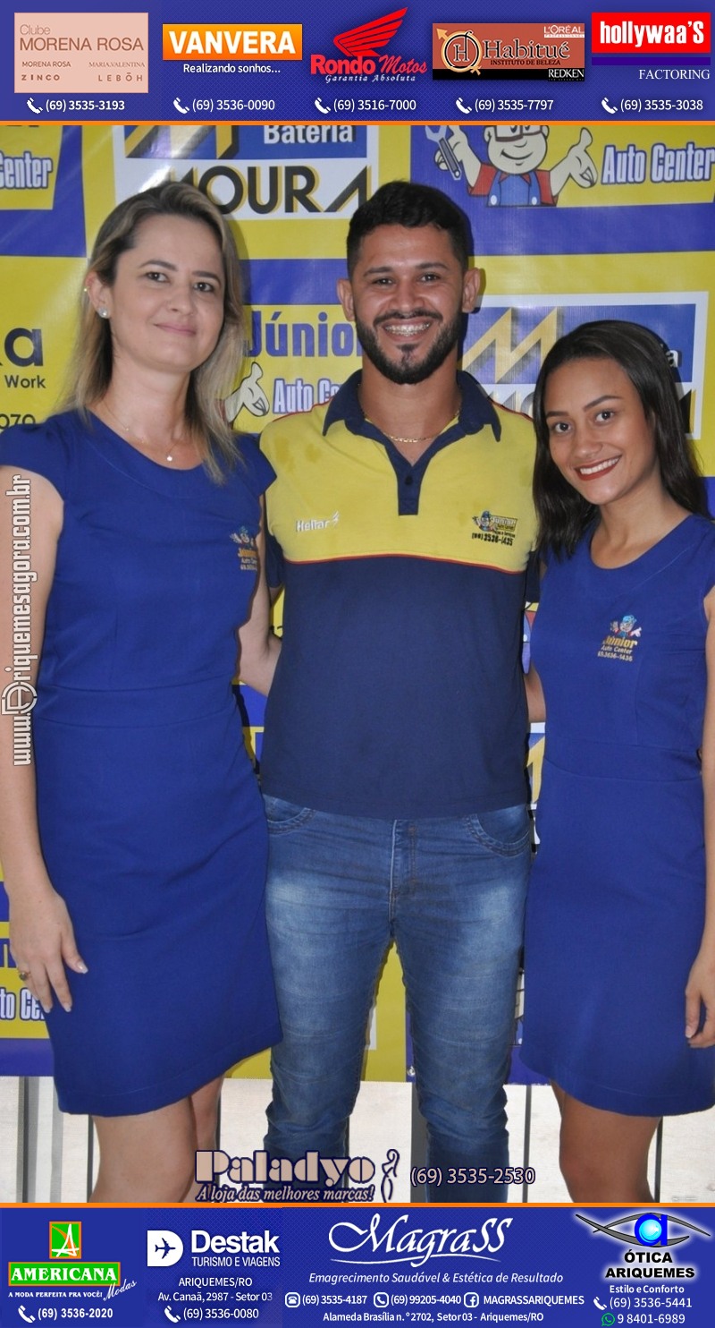 Aniversário oito anos da Júnior Auto Center Peças e Acessórios  na Av. Canaã