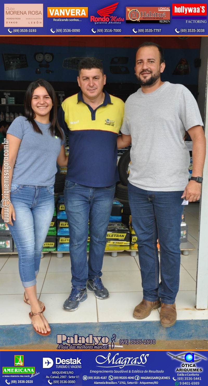 Aniversário oito anos da Júnior Auto Center Peças e Acessórios  na Av. Canaã