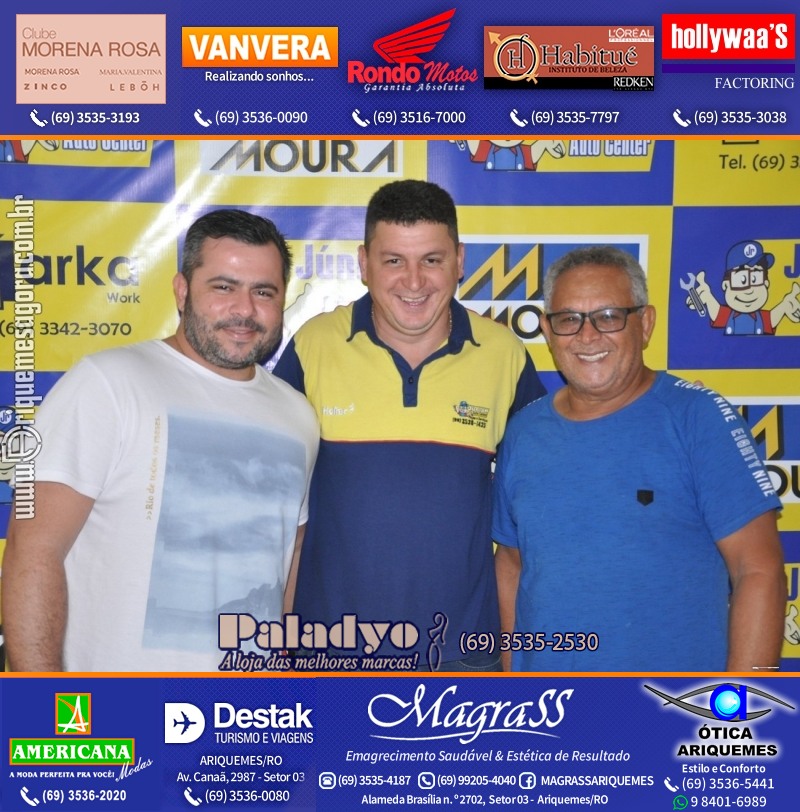 Aniversário oito anos da Júnior Auto Center Peças e Acessórios  na Av. Canaã