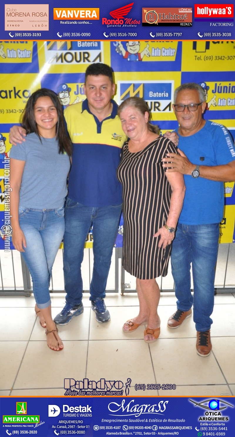 Aniversário oito anos da Júnior Auto Center Peças e Acessórios  na Av. Canaã