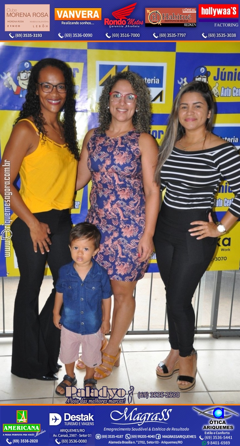 Aniversário oito anos da Júnior Auto Center Peças e Acessórios  na Av. Canaã
