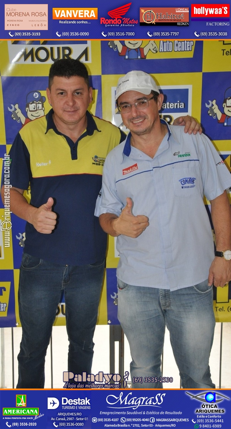 Aniversário oito anos da Júnior Auto Center Peças e Acessórios  na Av. Canaã