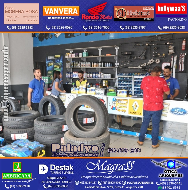 Aniversário oito anos da Júnior Auto Center Peças e Acessórios  na Av. Canaã
