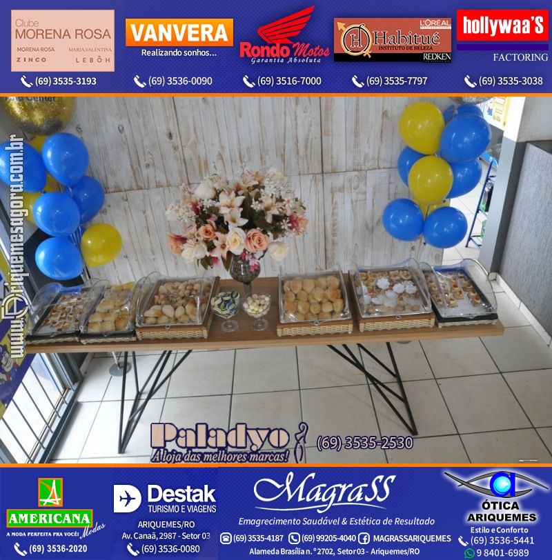 Aniversário oito anos da Júnior Auto Center Peças e Acessórios  na Av. Canaã