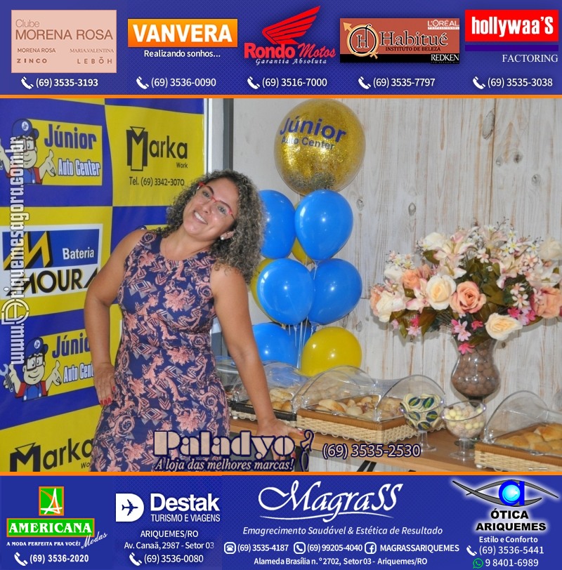 Aniversário oito anos da Júnior Auto Center Peças e Acessórios  na Av. Canaã