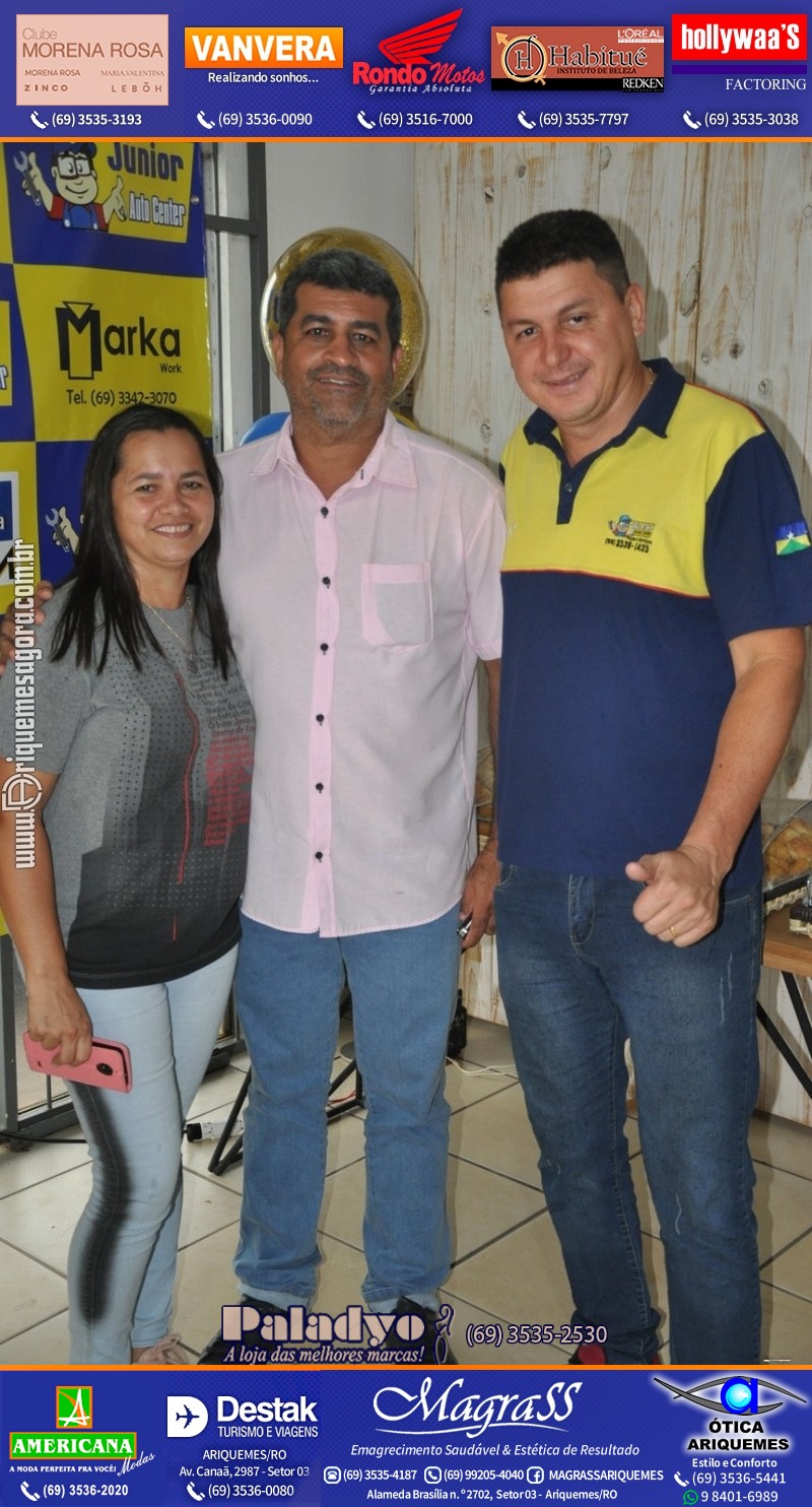 Aniversário oito anos da Júnior Auto Center Peças e Acessórios  na Av. Canaã
