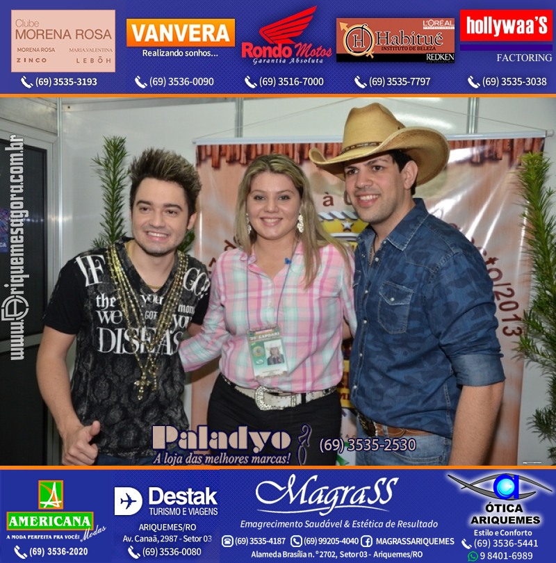 VAMOS LEMBRAR da EXPOARI 2013 - Show com Fernando & Sorocaba, V8 na APA & Galera & Camarim