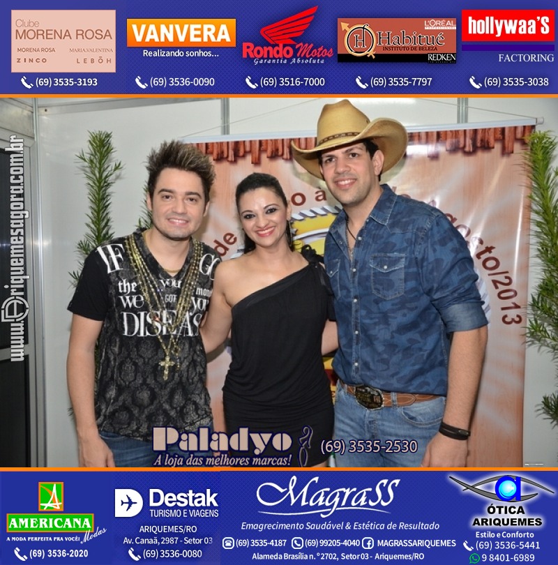 VAMOS LEMBRAR da EXPOARI 2013 - Show com Fernando & Sorocaba, V8 na APA & Galera & Camarim