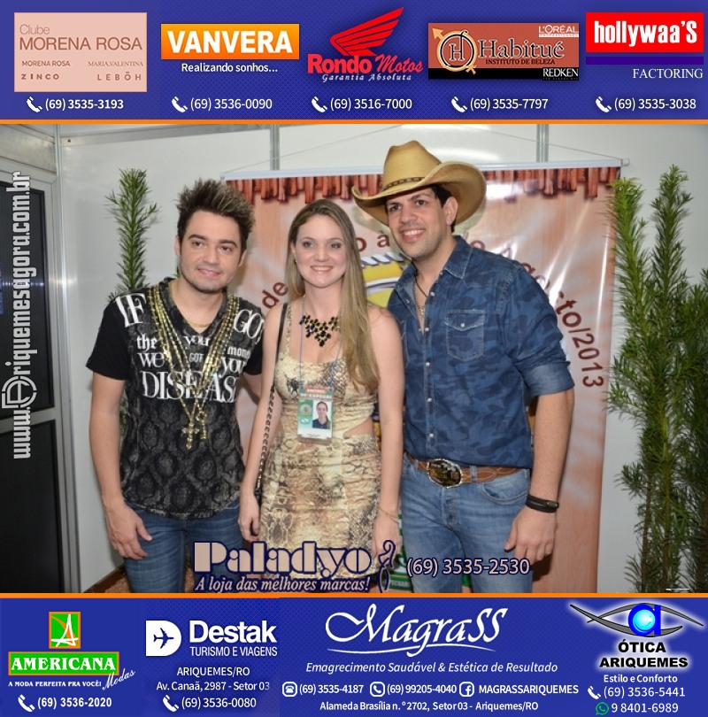 VAMOS LEMBRAR da EXPOARI 2013 - Show com Fernando & Sorocaba, V8 na APA & Galera & Camarim