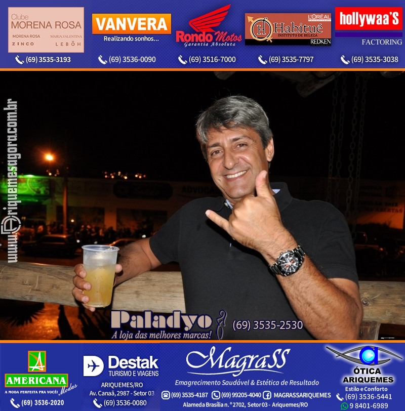 VAMOS LEMBRAR do Show Mr. Catra na V8 Music Hall 2012 em Ariquemes