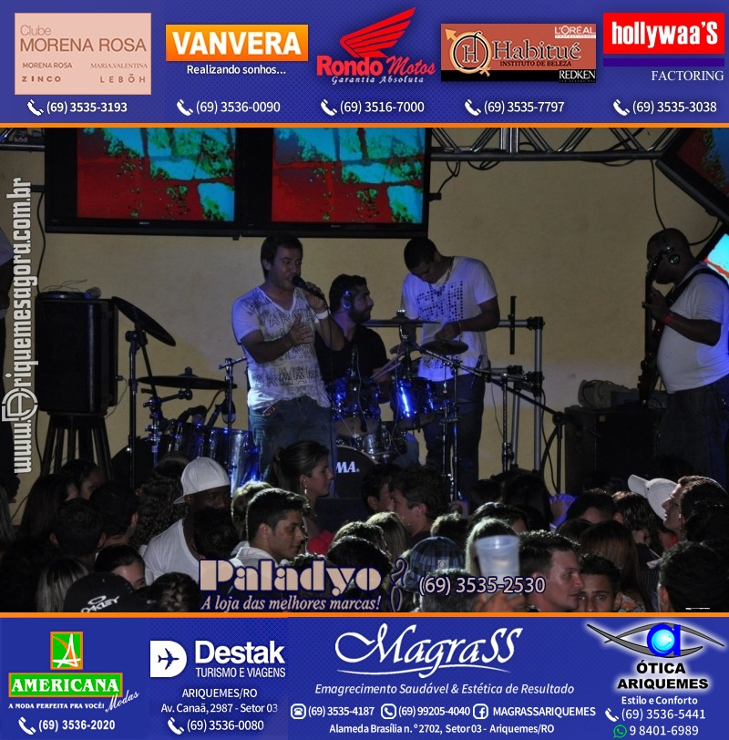 VAMOS LEMBRAR do Show Mr. Catra na V8 Music Hall 2012 em Ariquemes