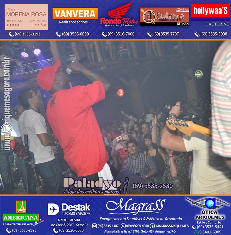 VAMOS LEMBRAR do Show Mr. Catra na V8 Music Hall 2012 em Ariquemes