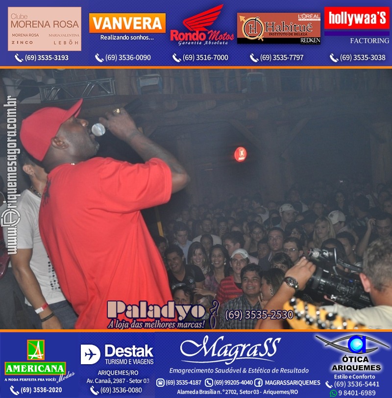 VAMOS LEMBRAR do Show Mr. Catra na V8 Music Hall 2012 em Ariquemes