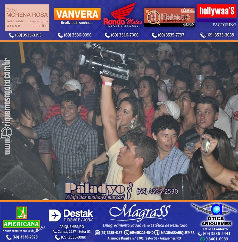 VAMOS LEMBRAR do Show Mr. Catra na V8 Music Hall 2012 em Ariquemes