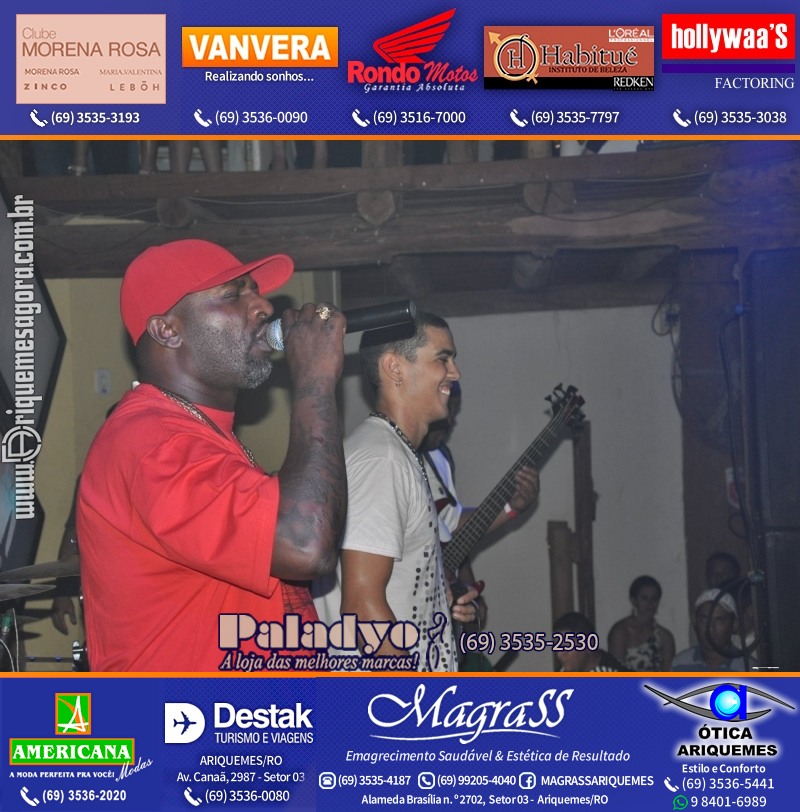 VAMOS LEMBRAR do Show Mr. Catra na V8 Music Hall 2012 em Ariquemes