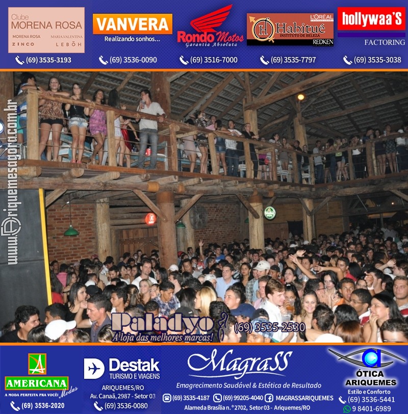 VAMOS LEMBRAR do Show Mr. Catra na V8 Music Hall 2012 em Ariquemes