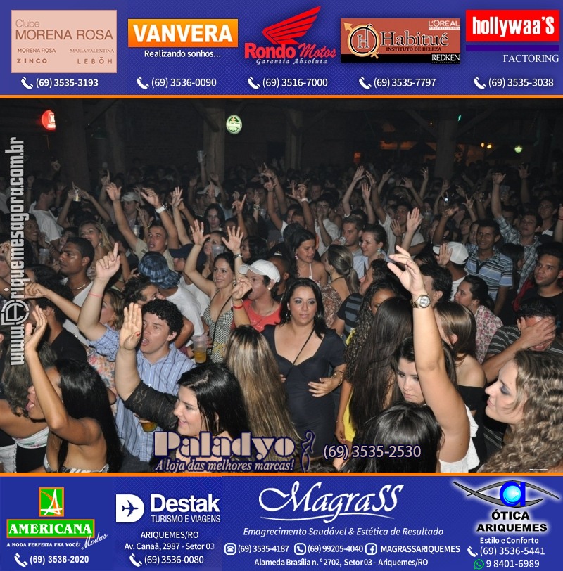 VAMOS LEMBRAR do Show Mr. Catra na V8 Music Hall 2012 em Ariquemes