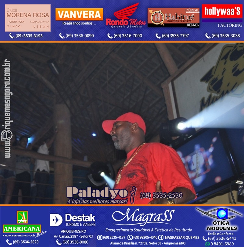 VAMOS LEMBRAR do Show Mr. Catra na V8 Music Hall 2012 em Ariquemes